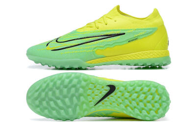 Nike Phantom GX Elite TF Low-Tops Football Shoes - Green/Black/Yellow