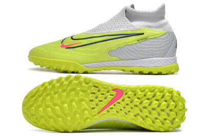 Nike Phantom GX Elite DF Link TF High-Tops Football Shoes - Green/Black/White