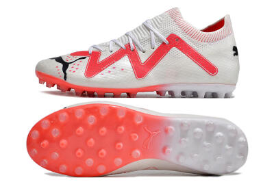 Puma Future Ultimate MG Low-Tops Football Boots - White/Black/Red
