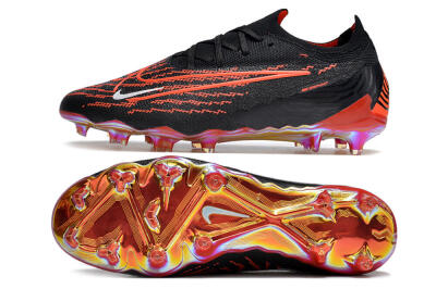 Nike Phantom GX Elite FG Low-Tops Football Boots - Black/Red/White