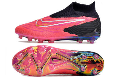 Nike Phantom GX Elite DF AG High-Tops Football Boots - Pink/White/Black