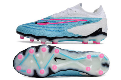 Nike Phantom GX Elite AG Low-Tops Football Boots - Blue/Pink/White