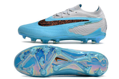 Nike Phantom GX Elite FG Low-Tops Football Boots - Blue/Black/White