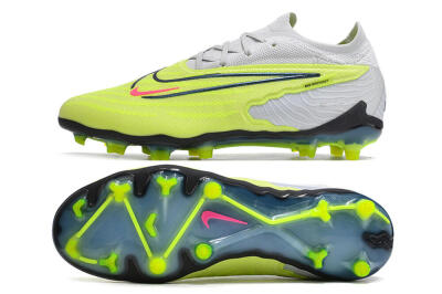 Nike Phantom GX Elite FG Low-Tops Football Boots - Green/Pink/Black/White