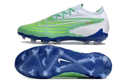 Nike Phantom GX Elite FG Low-Tops Football Boots - Green/White/Blue