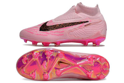 Nike Phantom GX Elite FG High-Tops Football Boots - Pink/Black/Gold