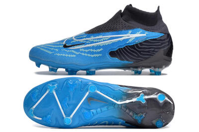 Nike Phantom GX DF Elite FG High-Tops Football Boots - Blue/White/Black