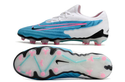 Nike Phantom GX Academy FG Low-Tops Football Boots - Blue/White/Pink