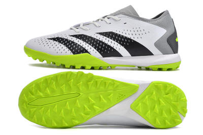 Adidas Predator Accuracy.3 TF Low-Tops Football Shoes - White/Black/Green/Grey