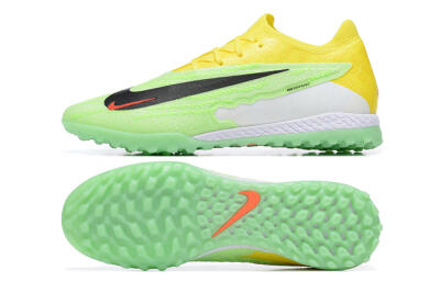 Nike Phantom GX Elite TF Low-Tops Football Shoes - Green/Black/White/Yellow