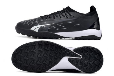 Puma Ultra Ultimate TF Low-Tops Football Shoes - Black/White