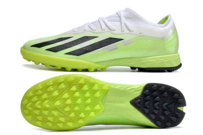 Adidas X Crazyfast.1 TF Low-Tops Football Shoes - Green/White/Black