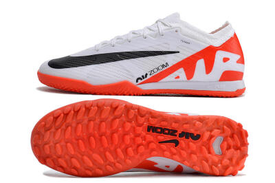 Nike Mercurial Vapor 15 Elite TF Low-Tops Football Shoes - White/Black/Red
