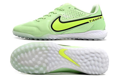 Nike Tiempo Legend 9 TF Low-Tops Football Shoes - Green/Yellow/Black