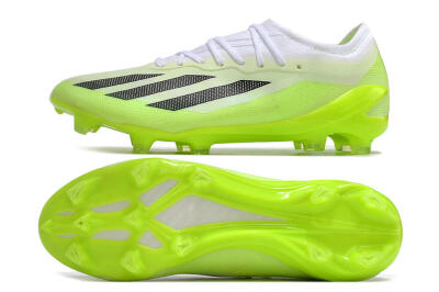 Adidas X Crazyfast.1 Messi FG Low-Tops Football Boots - Green/Black/White