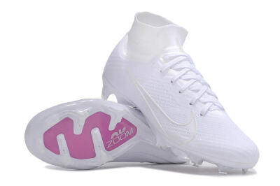 Nike Air Zoom Mercurial Superfly 9 Elite Change Color In Sunlight FG High-Tops Football Boots - White/Purple