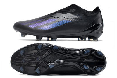 Adidas X Crazyfast.1 FG Low-Tops Football Boots - Black/Blue