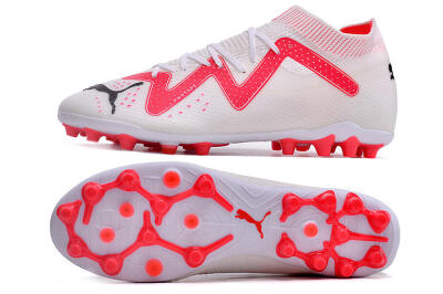 Puma Future Ultimate MG Low-Tops Football Boots - White/Red/Black