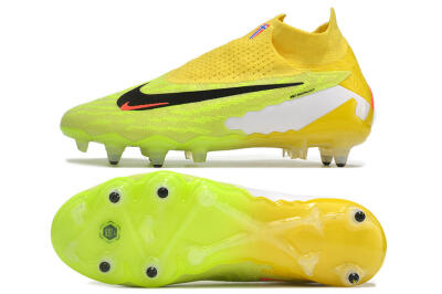 Nike Phantom GX Elite DF Link Pro SG High-Tops Football Boots - Yellow/Green/Black/White