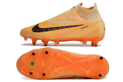 Nike Phantom GX Elite DF Link Pro SG High-Tops Football Boots - Orange/Pink/Black