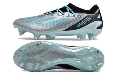 Adidas X Speedportal.1 SG Low-Tops Football Boots - Silver/Black/Blue