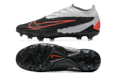 Nike Phantom GX Elite FG Low-Tops Football Boots - Black/White/Red