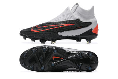 Nike Phantom GX Elite FG High-Tops Football Boots - Black/White/Red