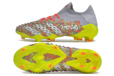 Adidas Predator Freak.1 FG Low-Tops Football Boots - Grey/White/Orange/Green