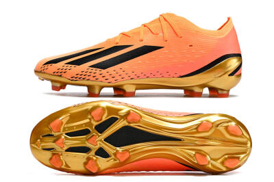 Adidas X Speedportal .1 2022 World Cup Boots FG Low-Tops Football Boots - Orange/Black/Gold