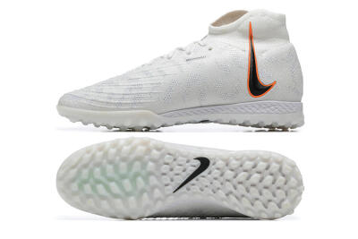 Nike Phantom GX DF Elite TF High-Tops Football Shoes - White/Black/Orange