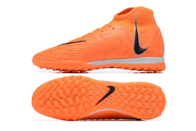 Nike Phantom GX DF Elite TF High-Tops Football Shoes - Orange/Silver/Black