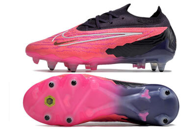 Nike Phantom GX Elite Link Pro SG Low-Tops Football Boots - Pink/White/Black