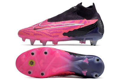 Nike Phantom GX Elite Link Pro SG High-Tops Football Boots - Pink/White/Black
