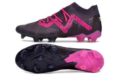 Puma Future Ultimate FG Low-Tops Football Boots - Purple/Pink/Green