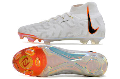 Nike Phantom Luna Elite FG High-Tops Football Boots - White/Black/Orange