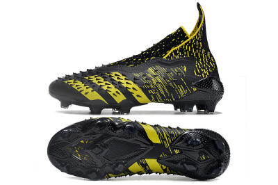 Adidas Predator Freak.1 FG High-Tops Football Boots - Black/Yellow