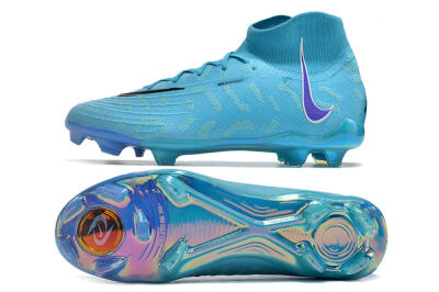 Nike Phantom Luna Elite FG High-Tops Football Boots - Blue/Purple/White