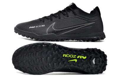 Nike Air Zoom Mercurial Vapor 15 Pro TF Low-Tops Football Shoes - Black/White/Yellow