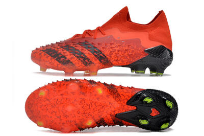 Adidas Predator Freak.1 Low FG High-Tops Football Boots - Red/Black