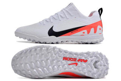 Nike Air Zoom Mercurial Vapor 15 Pro TF Low-Tops Football Shoes - White/Black/Red
