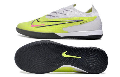 Nike Phantom GX Elite IC Low-Tops Football Shoes - Yellow/Grey/Red/Black