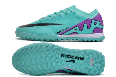 Nike Air Zoom Mercurial Vapor 15 Elite TF Low-Tops Football Shoes - Blue/Black/Purple