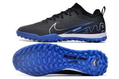 Nike Air Zoom Mercurial Vapor 15 Pro TF Low-Tops Football Shoes - Black/White/Blue