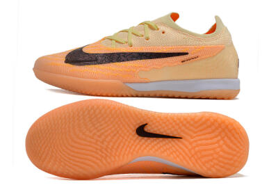 Nike Phantom GX Elite IC Low-Tops Football Shoes - Orange/Pink/Black