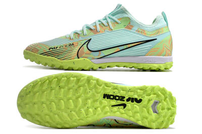 Nike Air Zoom Mercurial Vapor 15 Pro TF Low-Tops Football Shoes - Jade/Yellow/Black