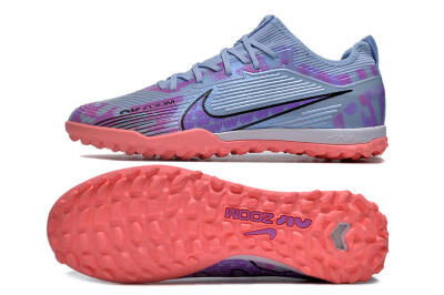 Nike Air Zoom Mercurial Vapor 15 Pro TF Low-Tops Football Shoes - Silver/Purple/Red