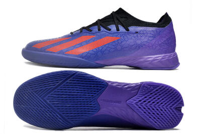Adidas X Crazyfast.1 IC Low-Tops Football Shoes - Blue/Red/Purple