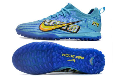 Nike Air Zoom Mercurial Vapor 15 Pro TF Low-Tops Football Shoes - Blue/Yellow/Orange/White