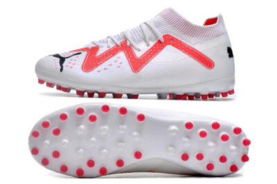 Puma Future Ultimate MG Low-Tops Football Boots - White/Red/Black