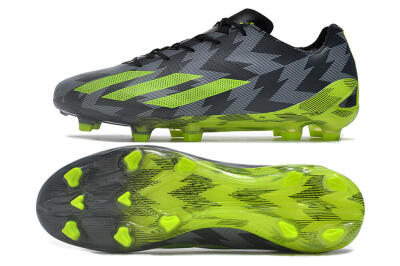 Adidas X Crazyfast+ FG Low-Tops Football Boots - Black/Grey/Green